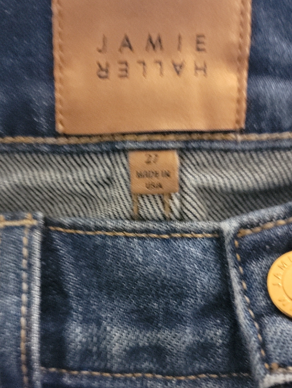 Jamie Haller The Crease Jean in Distressed Dark 27 - Picture 5 of 7